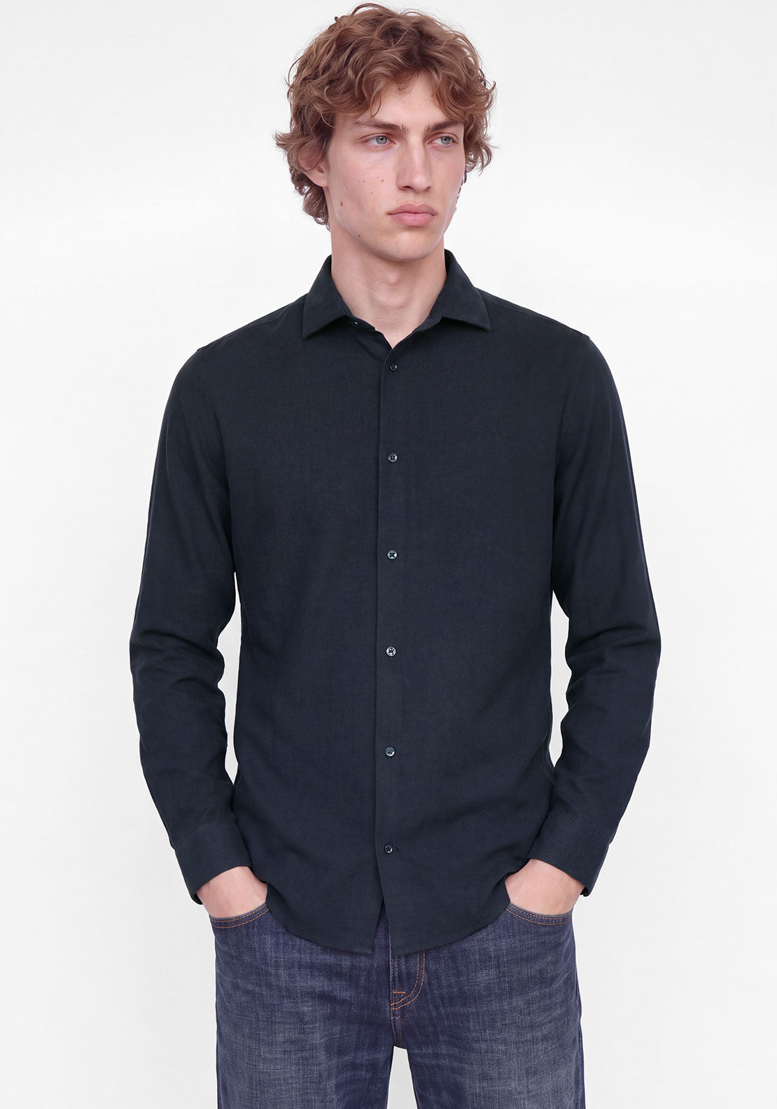 Jack & Jones Parker Corduroy Shirt, Navy