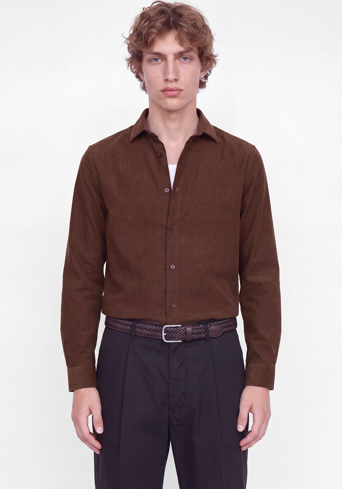 Jack & Jones Parker Corduroy Shirt, Wine