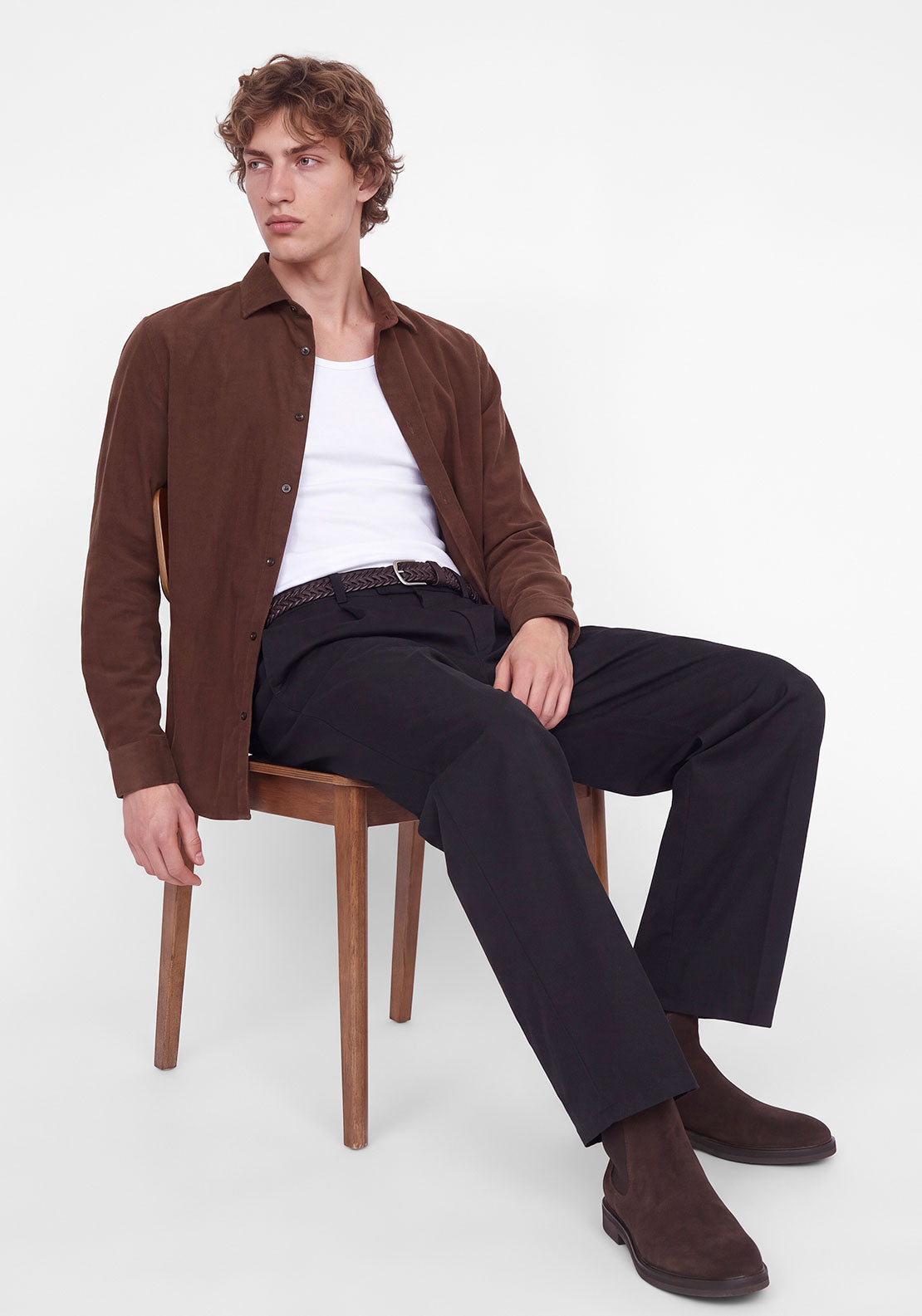 Jack & Jones Parker Corduroy Shirt, Wine