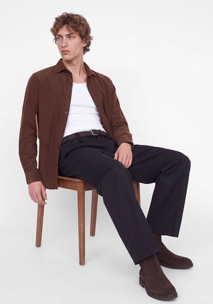 Jack & Jones Parker Corduroy Shirt, Wine