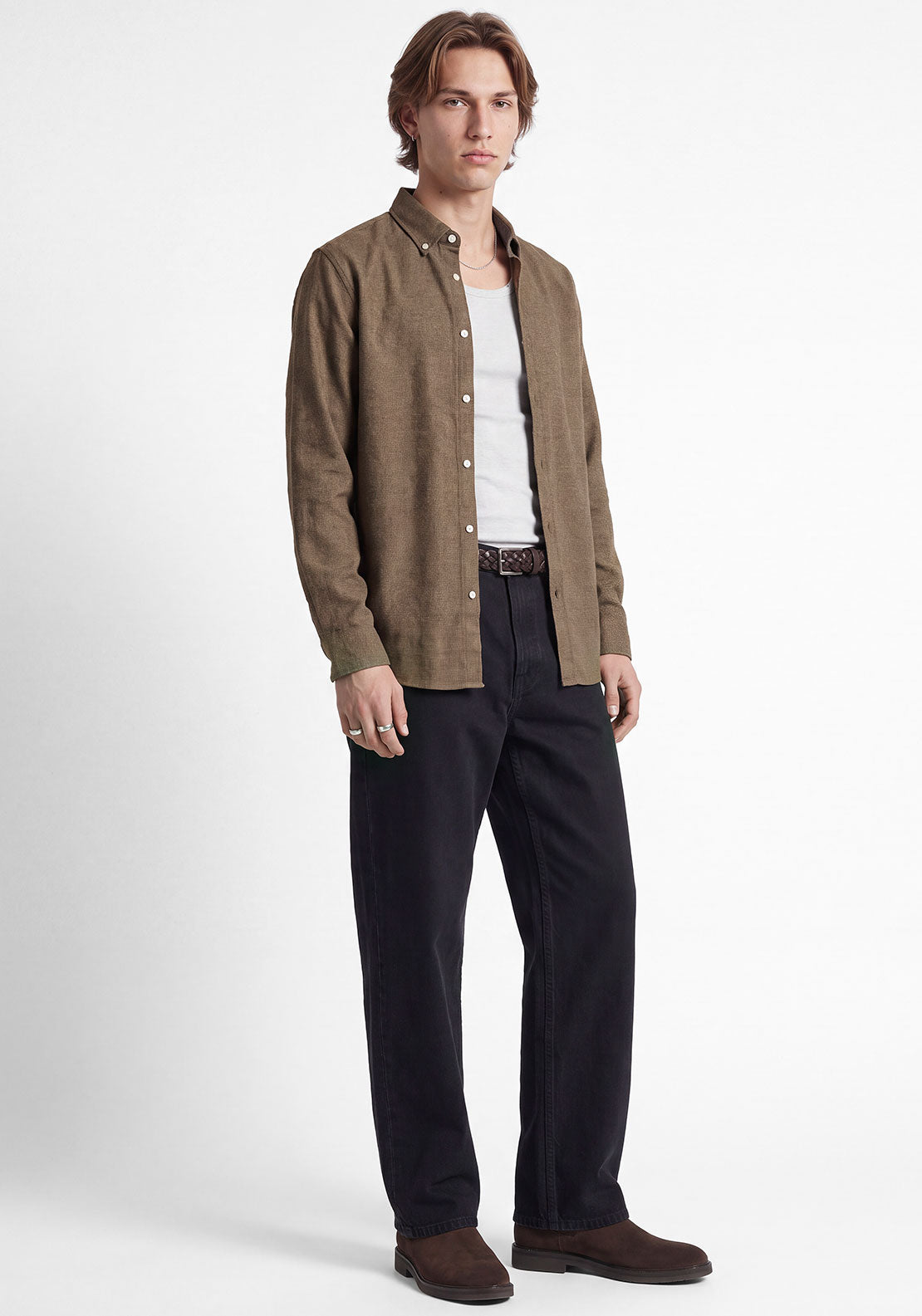 Jack & Jones Stanley Flannel Shirt, Brown
