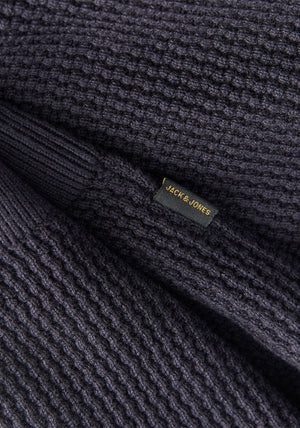 Jack & Jones Stanley Crew Neck Knit Jumper, Dark Navy