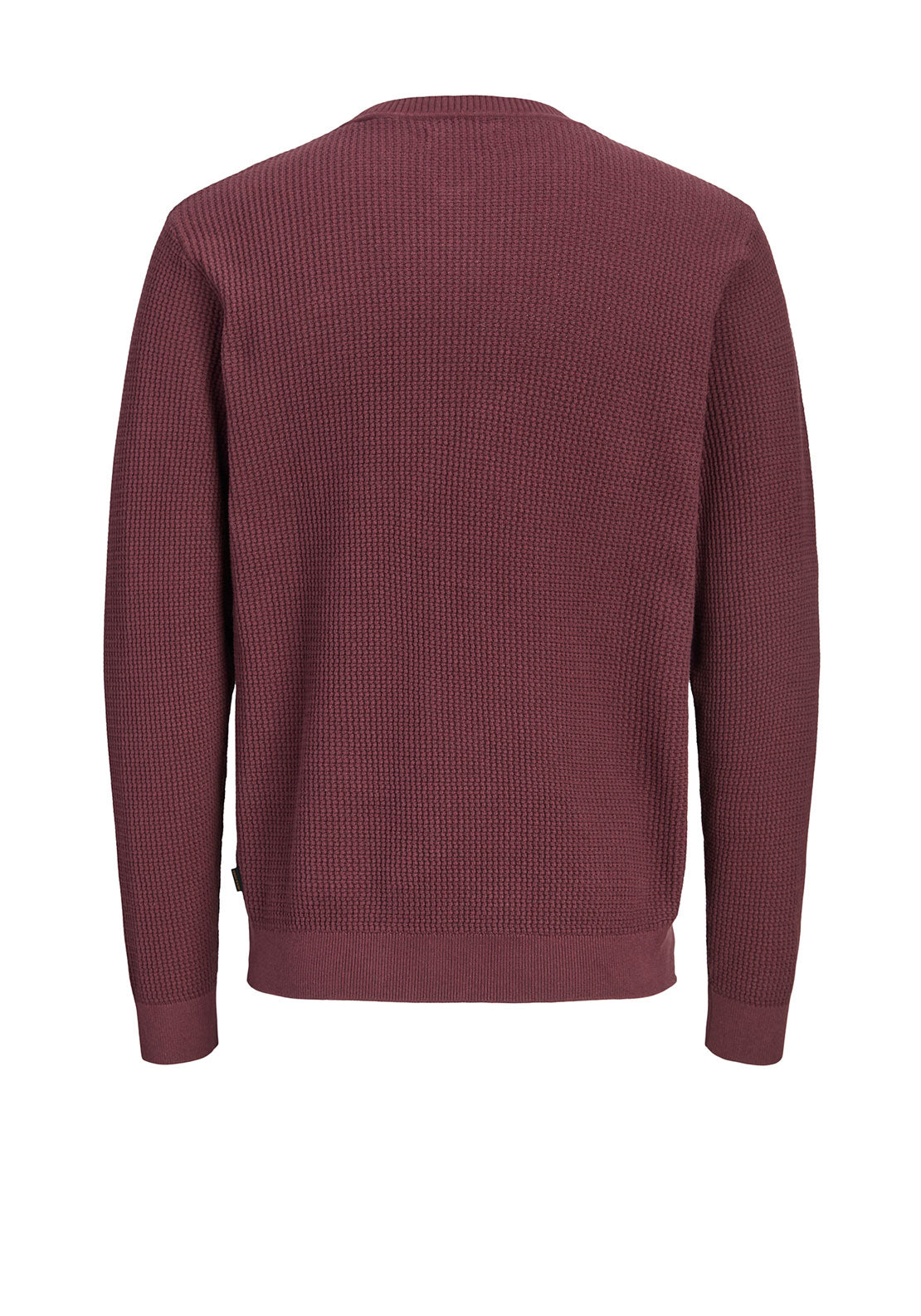Jack & Jones Stanley Crew Neck Knit Jumper, Wine