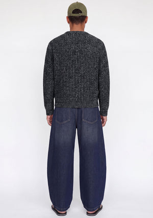 Jack & Jones Axon Crew Neck Knit Jumper, Navy
