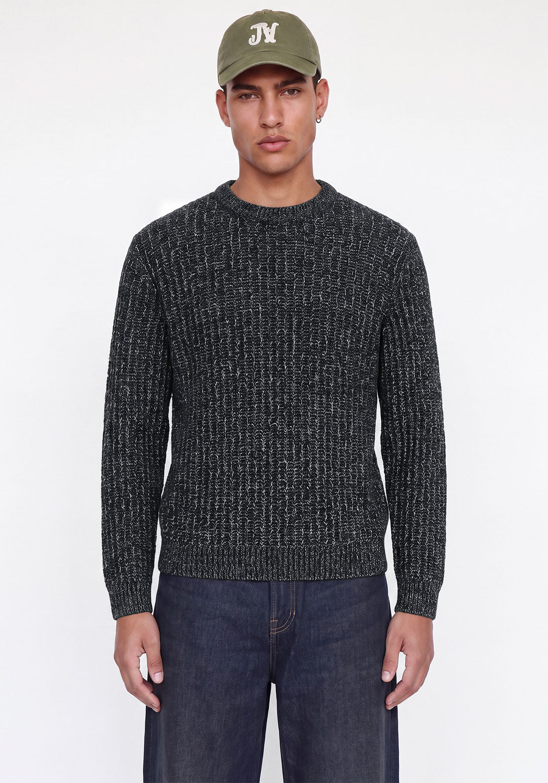 Jack & Jones Axon Crew Neck Knit Jumper, Navy