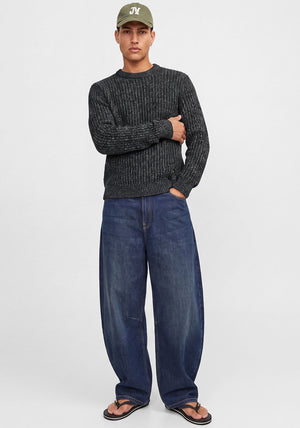 Jack & Jones Axon Crew Neck Knit Jumper, Navy