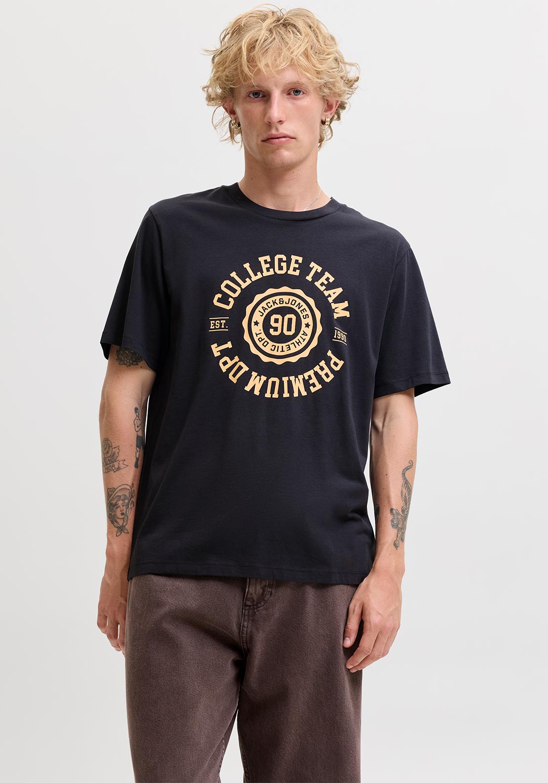 Jack & Jones Zander T-Shirt, Dark Navy