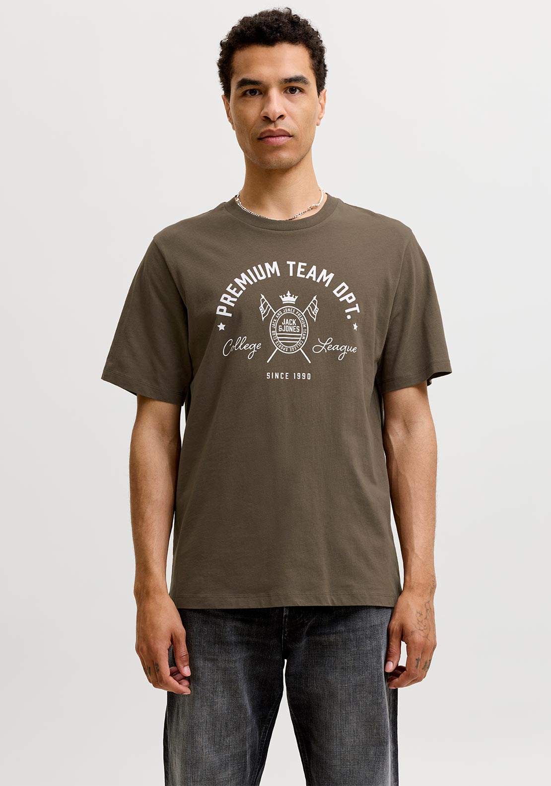 Jack & Jones Zander T-Shirt, Crocodile Green