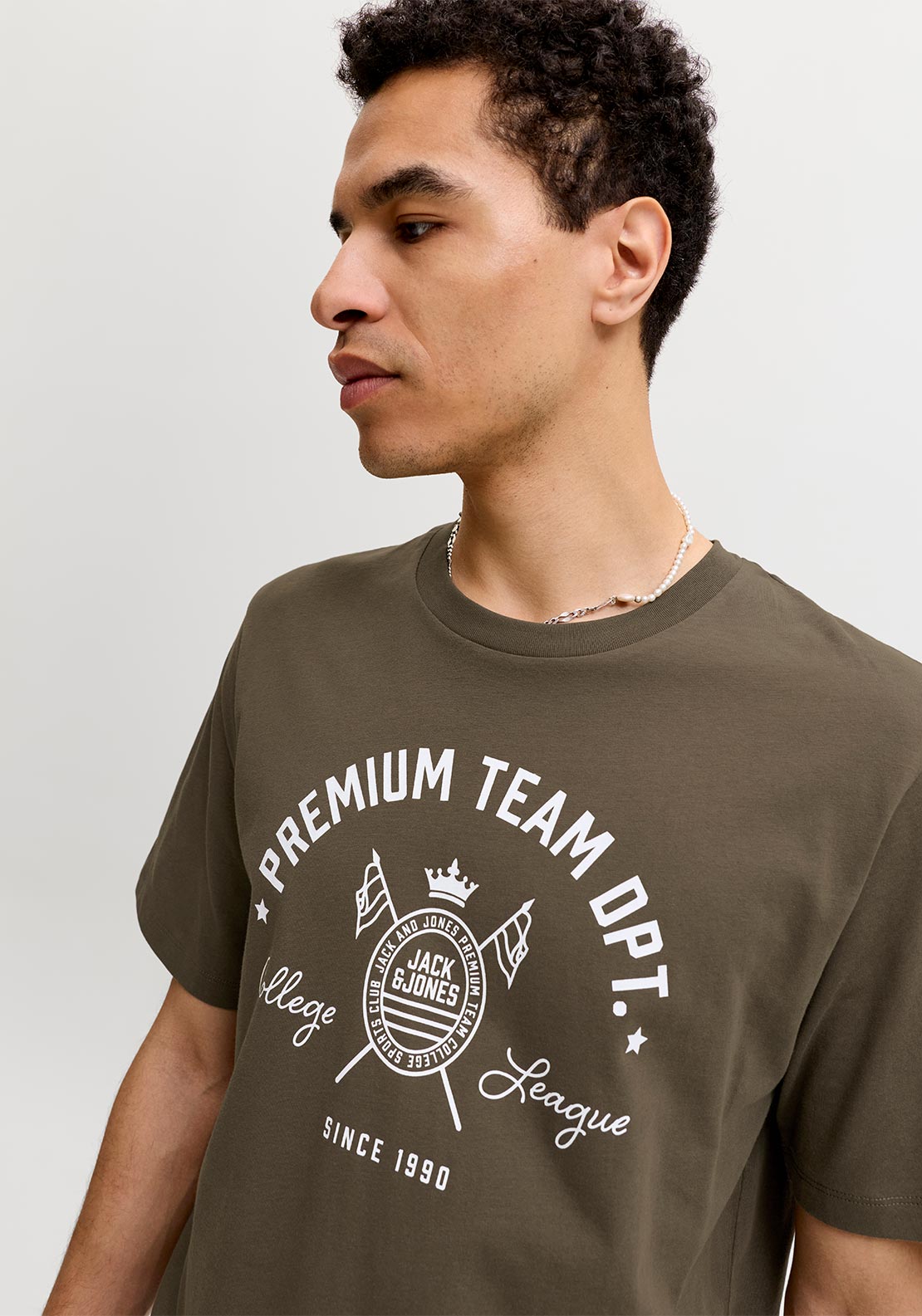 Jack & Jones Zander T-Shirt, Crocodile Green