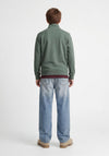 Jack & Jones Boy Norrebro Long Half Zip  Sweater, Green