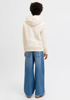 Jack & Jones Boy Fredrick Graphic Long Sleeve Hoodie, Cream