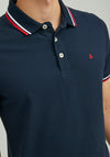 Jack & Jones Paulos Plain Polo Shirt, Navy Blazer