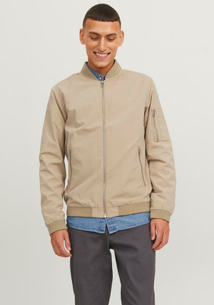 Jack & Jones Rush Bomber Jacket, Beige