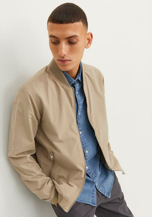 Jack & Jones Rush Bomber Jacket, Beige