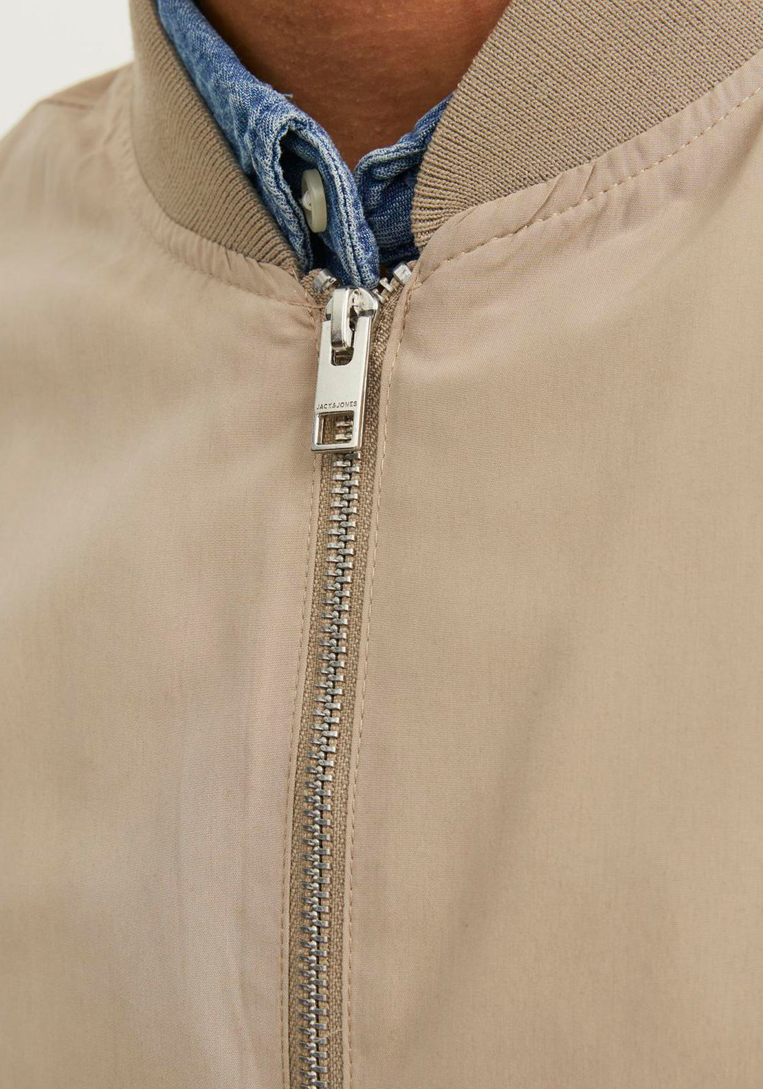Jack & Jones Rush Bomber Jacket, Beige