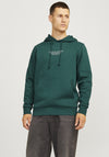Jack & Jones Archie Hoodie, Deep Teal