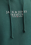 Jack & Jones Archie Hoodie, Deep Teal