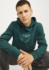 Jack & Jones Archie Hoodie, Deep Teal