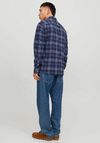 Jack & Jones Sheridan Check Shirt, Vintage Indigo