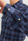 Jack & Jones Sheridan Check Shirt, Vintage Indigo