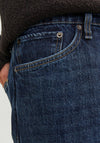 Jack & Jones Chris Cooper Straight Leg Jeans, Blue Denim