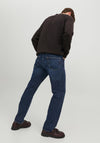 Jack & Jones Chris Cooper Straight Leg Jeans, Blue Denim