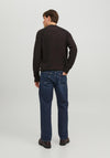 Jack & Jones Chris Cooper Straight Leg Jeans, Blue Denim
