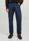 Jack & Jones Chris Cooper Straight Leg Jeans, Blue Denim