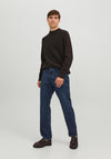 Jack & Jones Chris Cooper Straight Leg Jeans, Blue Denim