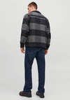 Jack & Jones Jax Overshirt, Black & Grey