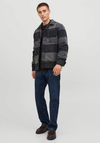 Jack & Jones Jax Overshirt, Black & Grey