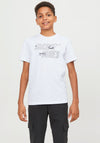 Jack & Jones Boys Lack Short Sleeve Tee, White