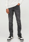Jack & Jones Boys Glenn Slim Denim Jeans, Black Denim