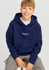 Jack & Jones Boy Vester Long Sleeve Hoodie, Navy