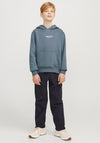 Jack & Jones Boys Vester Long Sleeve Hoodie, Stormy Weather
