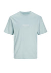 Jack & Jones Mini Boy Vester Short Sleeve Tee, Gray Mist