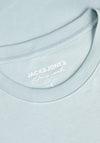 Jack & Jones Mini Boy Vester Short Sleeve Tee, Gray Mist