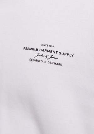 Jack & Jones Chad Branding T-Shirt, Bright White