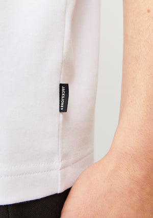 Jack & Jones Chad Branding T-Shirt, Bright White
