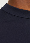 Jack & Jones Milano Stitch Knit Crew Neck Sweater, Navy