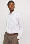 Jack & Jones Bushwick Stanley Stripe Shirt, White