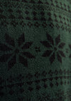 Jack & Jones Christmas Gabriel Knit Crew Neck Sweater, Green