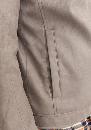 Jack & Jones Dylan Biker Jacket, Taupe