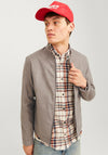 Jack & Jones Dylan Biker Jacket, Taupe