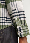 Jack & Jones Norris Flannel Check Shirt, Green