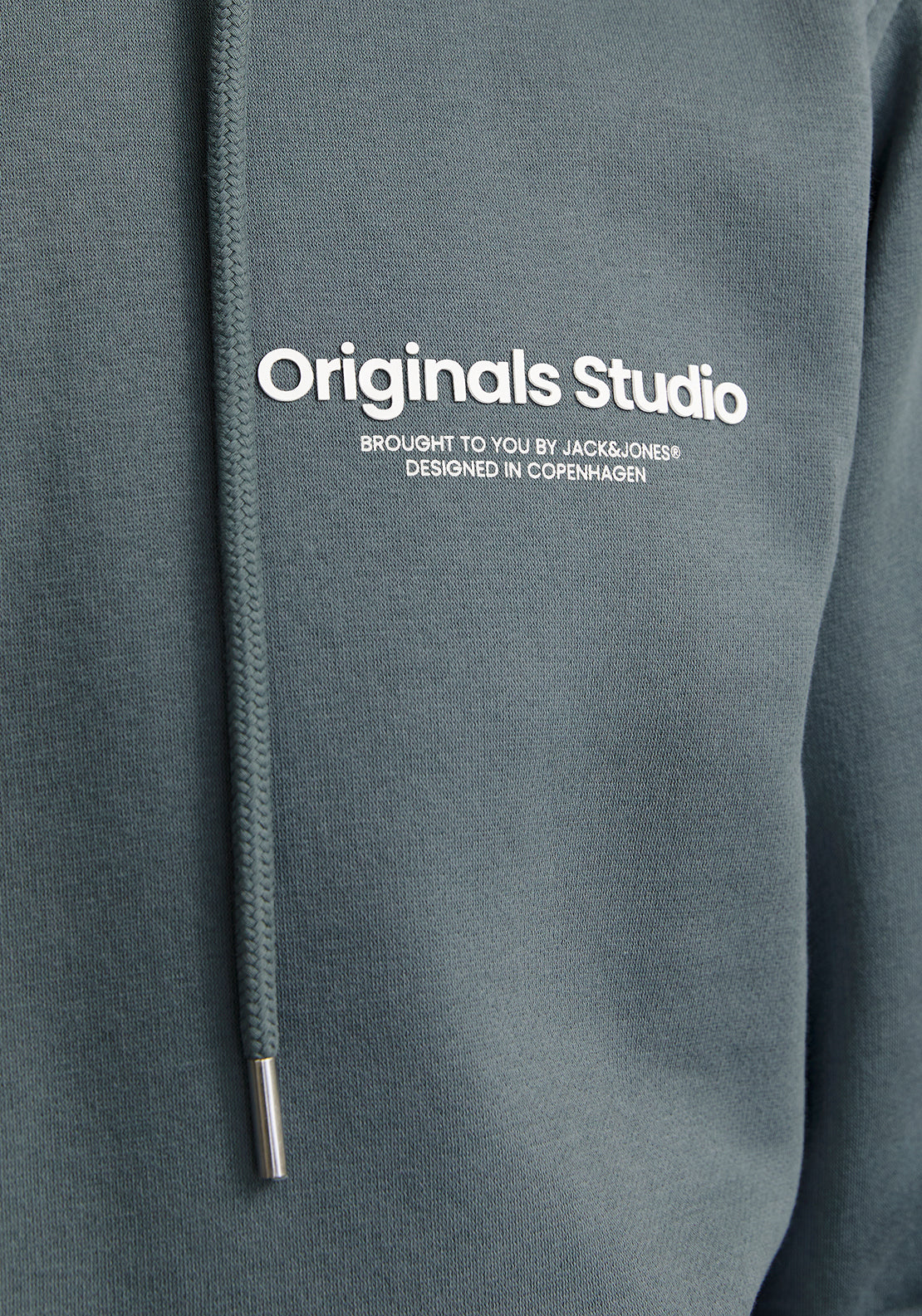 Jack & Jones Ester Full Zip Hoodie, Grey Blue