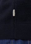 Jack & Jones Cooper Knit Polo Shirt, Night Sky Navy