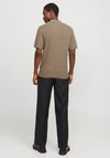 Jack & Jones Cooper Knit Polo Shirt, Greige