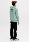 Jack & Jones Boys Caleb Long Sleeve Hoodie, Green