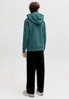 Jack & Jones Boys Caleb Long Sleeve Hoodie, Green